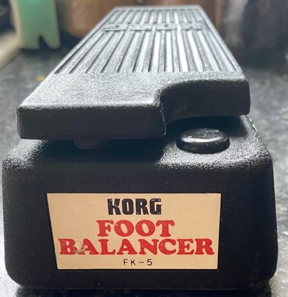 Korg-FK-5 Foot Balancer, vg cosmetic,a/s
